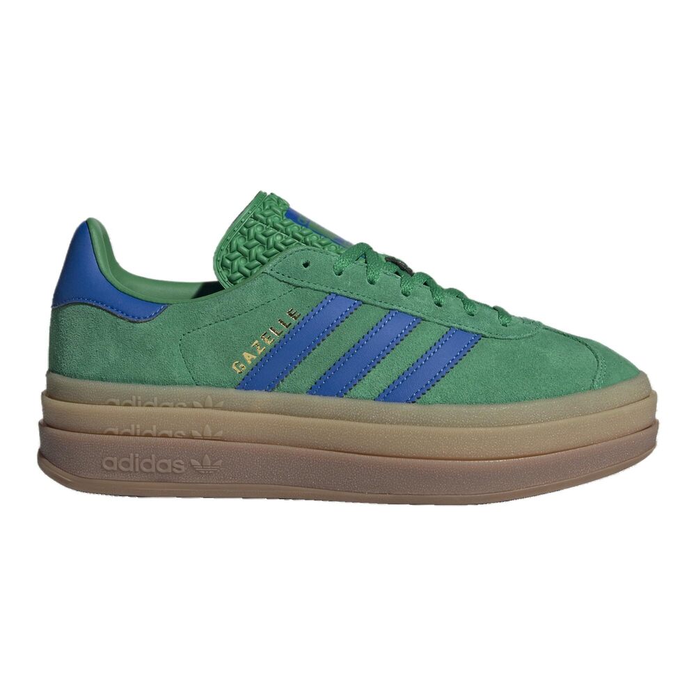 Adidas Womens Gazelle Bold Shoes Green/Blue, 9